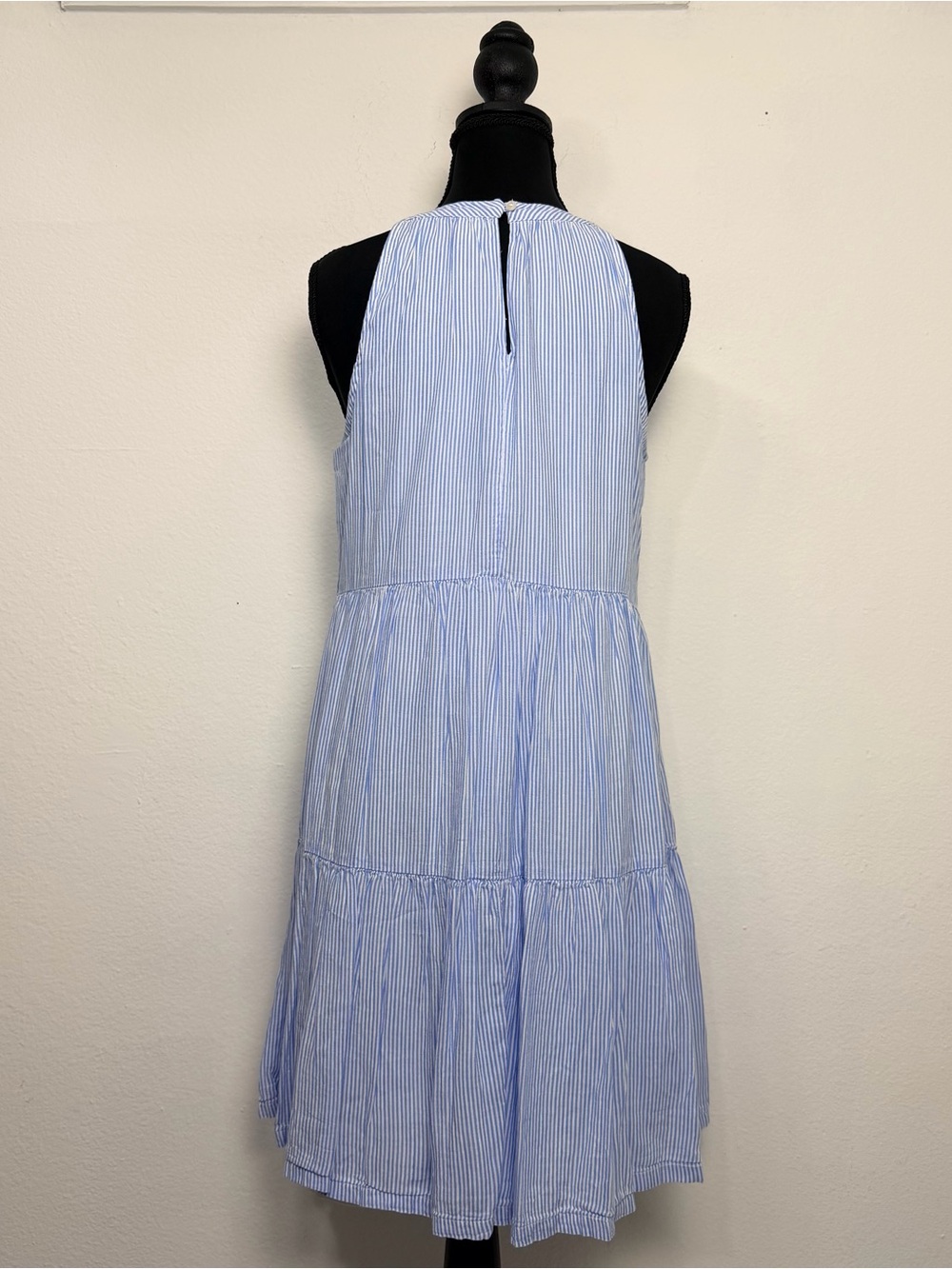Old Navy Blue and White Striped Sundress - Picture 4 of 7